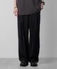 ATTACHMENT アタッチメントのSORIBIA TWILL BELTED WIDE TROUSERS-BLACKの公式通販サイトsession福岡セレクトショップ