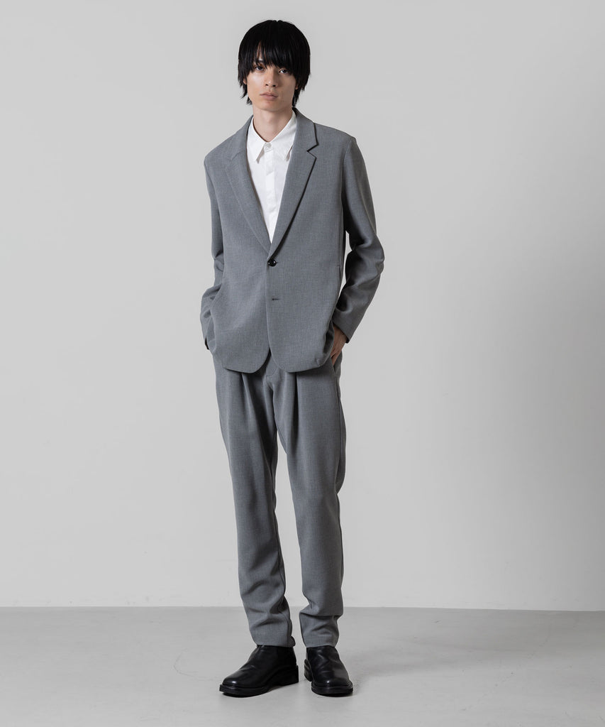 ATTACHMENT(アタッチメント)の23AWコレクションのPE STRETCH DOUBLE CLOTHのセットアップ