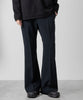 ATTACHMENT(アタッチメント)の23AWコレクションのPE STRETCH DOUBLE CLOTH RFLARED TROUSERSのDARK NAVY