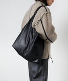 【ATTACHMENT/アタッチメント】- 限定 - SYNTHETIC SHOULDER SHOPPING BAG - BLACK