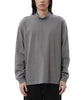 ATTACHMENT(アタッチメント)の22AWコレクションのSUVIN COTTON JERSEY MOCKNECK L/S TEEのGREY