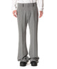ATTACHMENT(アタッチメント）の23AWのPE STRETCH DOUBLE CLOTH FLARED TROUSERSのX.GRAY