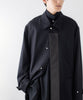 stein(シュタイン)の23AWコレクションのLEATHER FLY FRONT LONG JACKET
