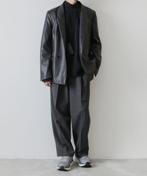 stein シュタイン WIDE STRAIGHT TROUSERS – session