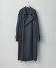 stein(シュタイン)の23AWコレクションのOVERESIZED DOUBLE BREASTED COATのDARK CHARCOAL