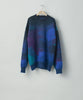 stein(シュタイン)の23AWコレクションOVERSIZED GRADATION MOHAIR LSのBLUE BLACK