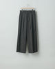 stein(シュタイン)の24SSコレクションEXTRA WIDE TROUSERS のDARK CHARCOAL