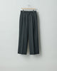 stein(シュタイン)の24SSコレクションLONG WIDE TROUSERS のBLACK