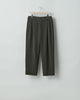 stein(シュタイン)の24SSコレクションGRADATION PLEATS WIDE TROUSERSのMILITARY KHAKI