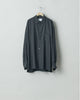 stein(シュタイン)の24SSコレクションOVERSIZED CUPRO LS SHIRTのBLACK