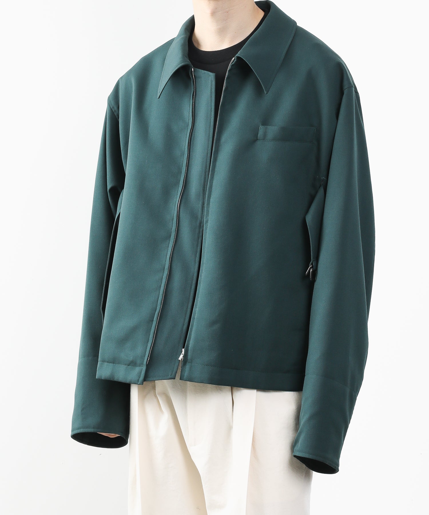 stein 21SS Deep Neck Zip Jacket シュタイン - 通販 - solarenergysas