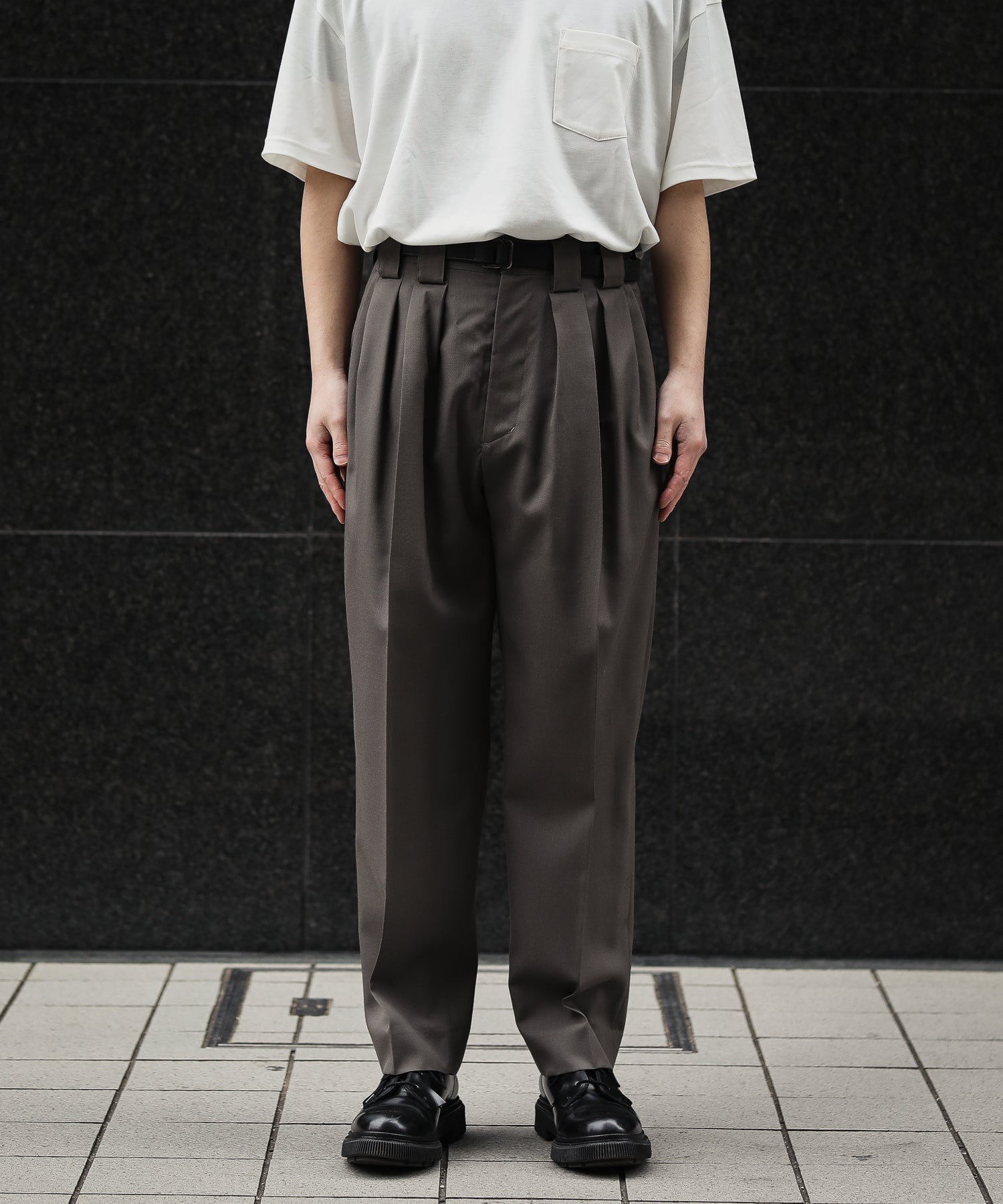 Stein DOUBLE WIDE TROUSERS G.khaki | ochge.org