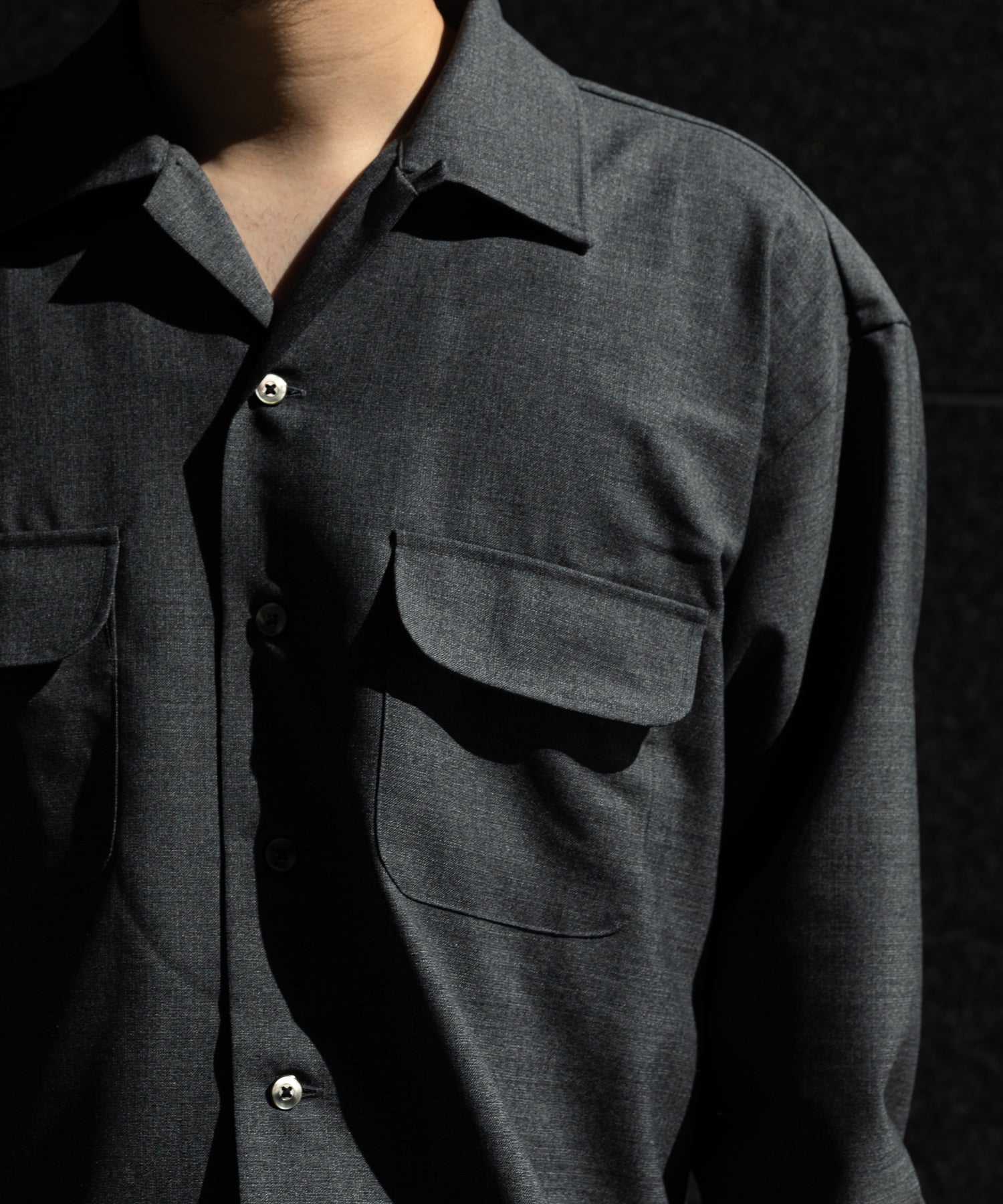 INTERIM HYPER BIG SHIRT OPEN COLLAR シャツ | elcriterio.com.ar