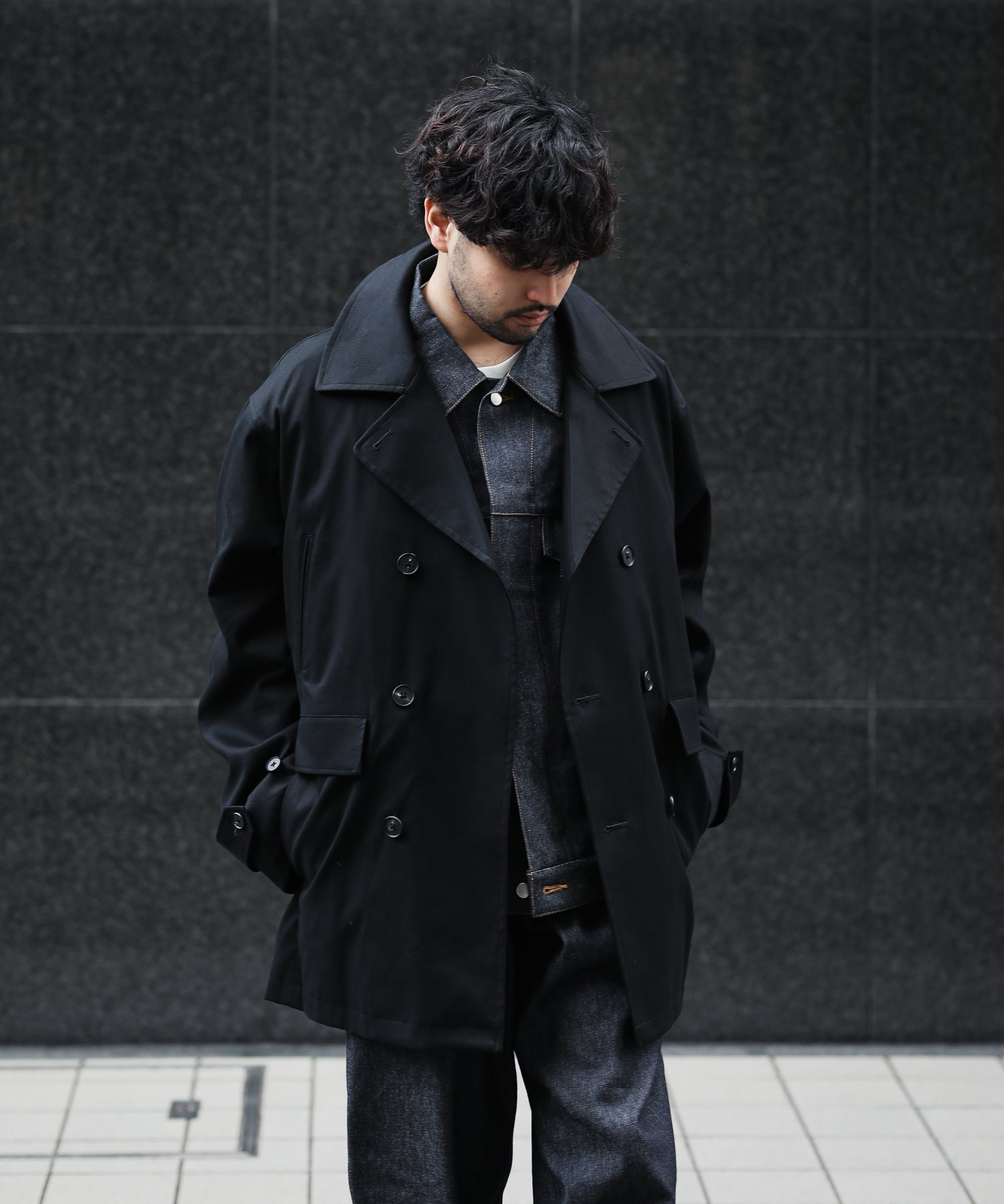 STEIN 22SS OVERSIZED DOUBLE BREASTED JKT 当社の