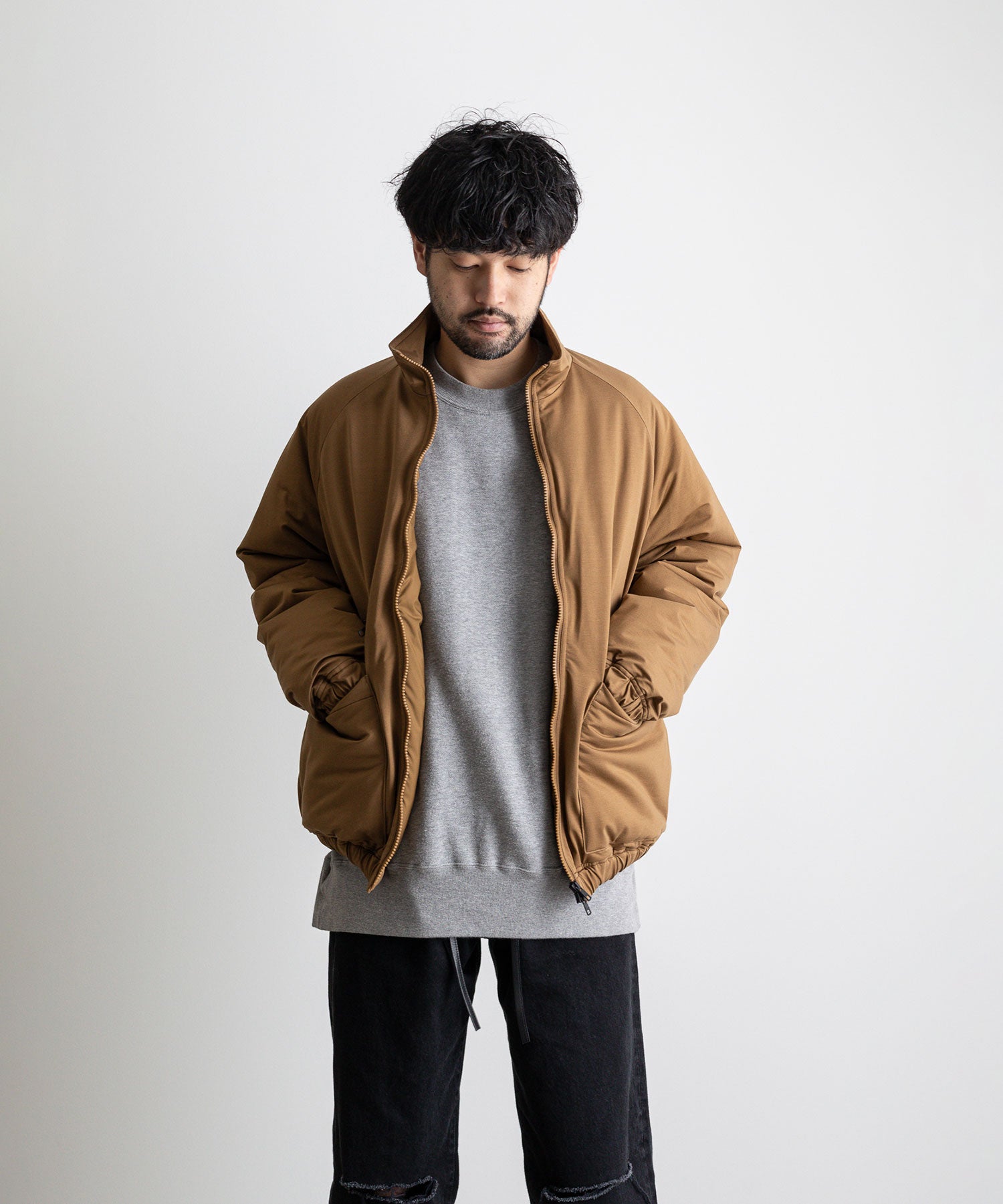 カネマサ 22aw 希少 タイプライター 中綿 ジャケット 黒-