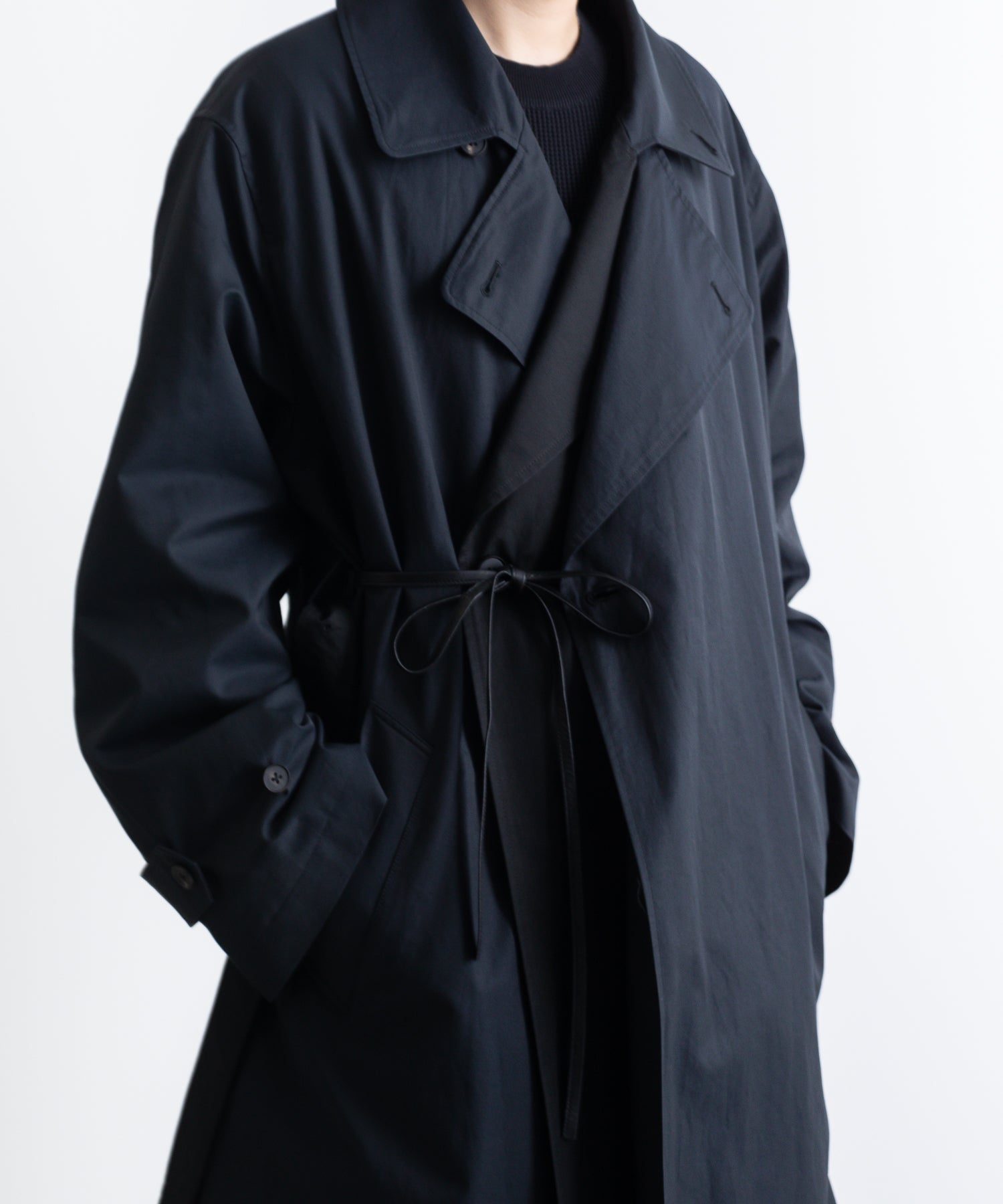 stein シュタイン DOUBLE LAPELED TILOCKEN COAT-