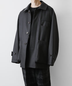 stein OVERSIZED MELTON LEAN JACKET シュタイン-