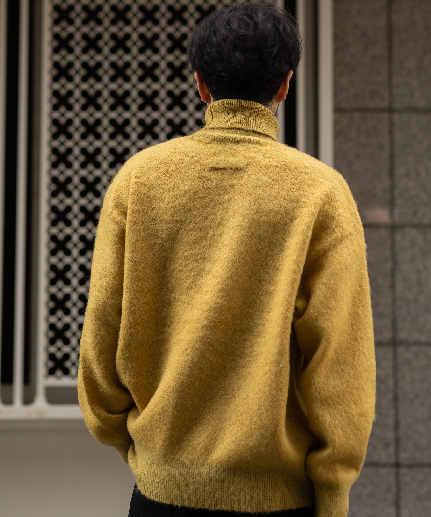 stein Mohair Loose High Neck Knit モヘヤニット eva.gov.co