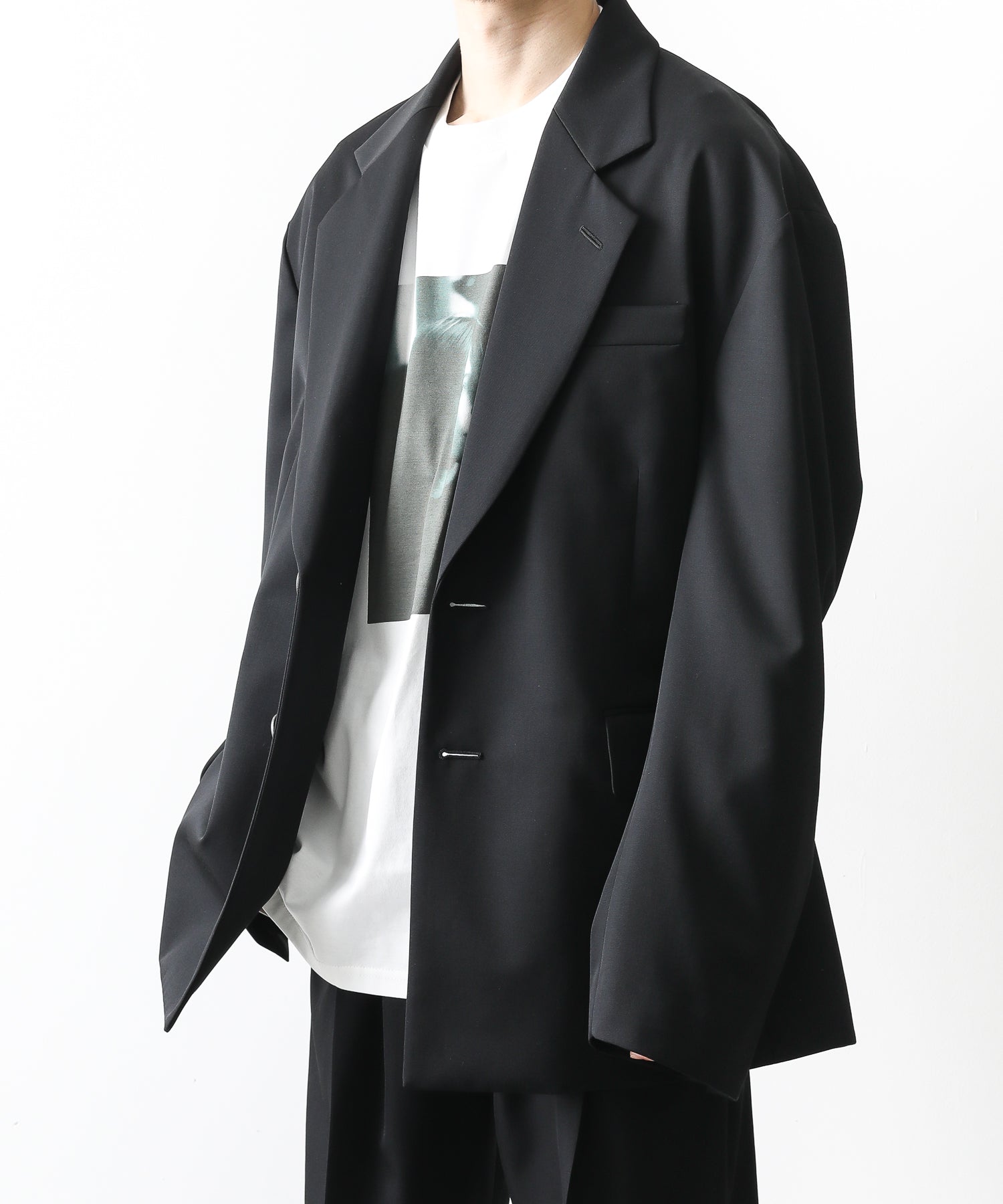 stein OVERSIZED SINGLE BREASTED JACKET - スーツ