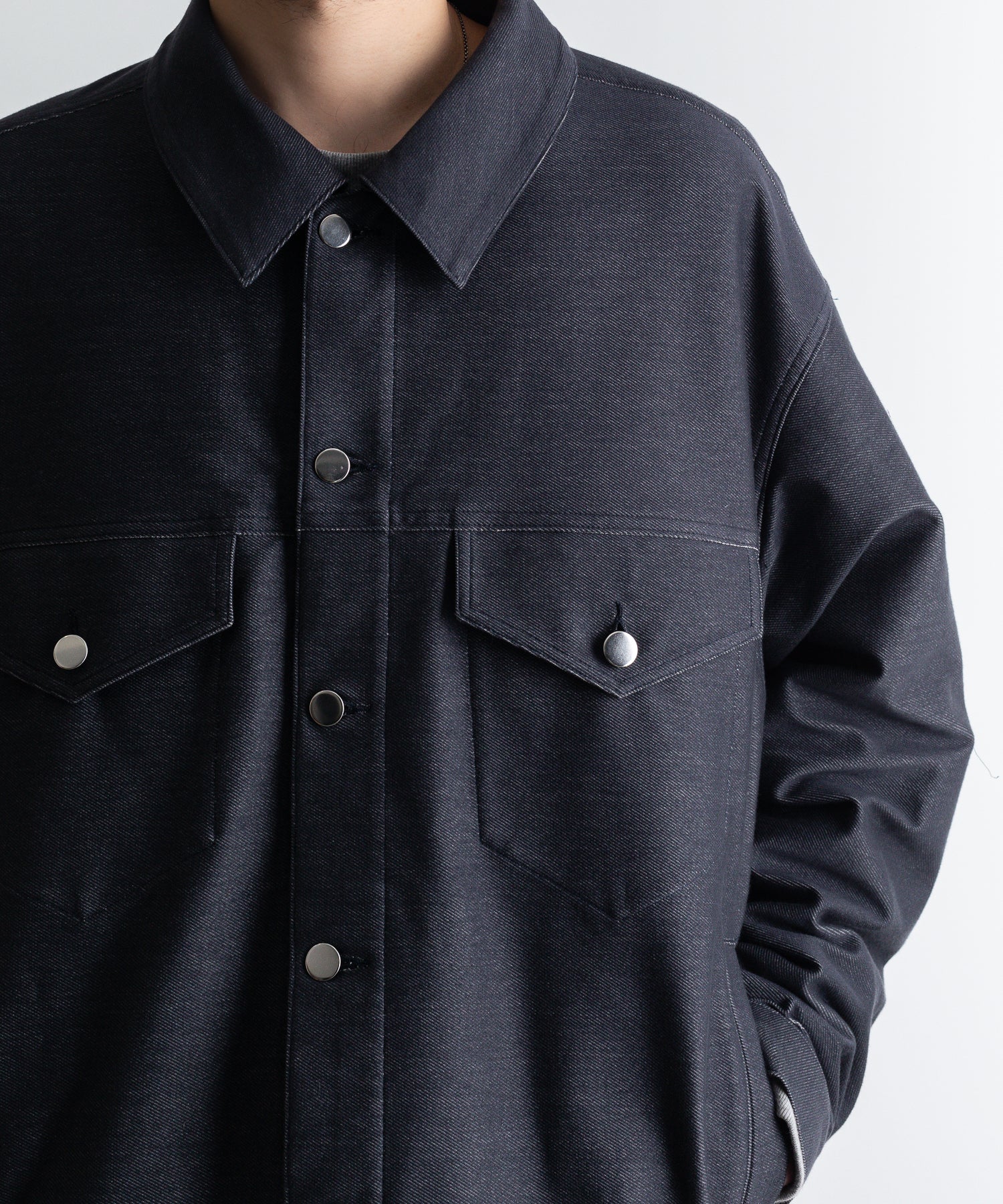 KANEMASA / カネマサ】PIECE DYEING DENIM HIGH GAUGE JERSEY JACKET