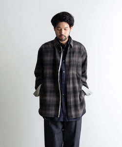 stein Oversized Layered Shirt(DARK NAVY) 【超目玉枠】 51.0%OFF