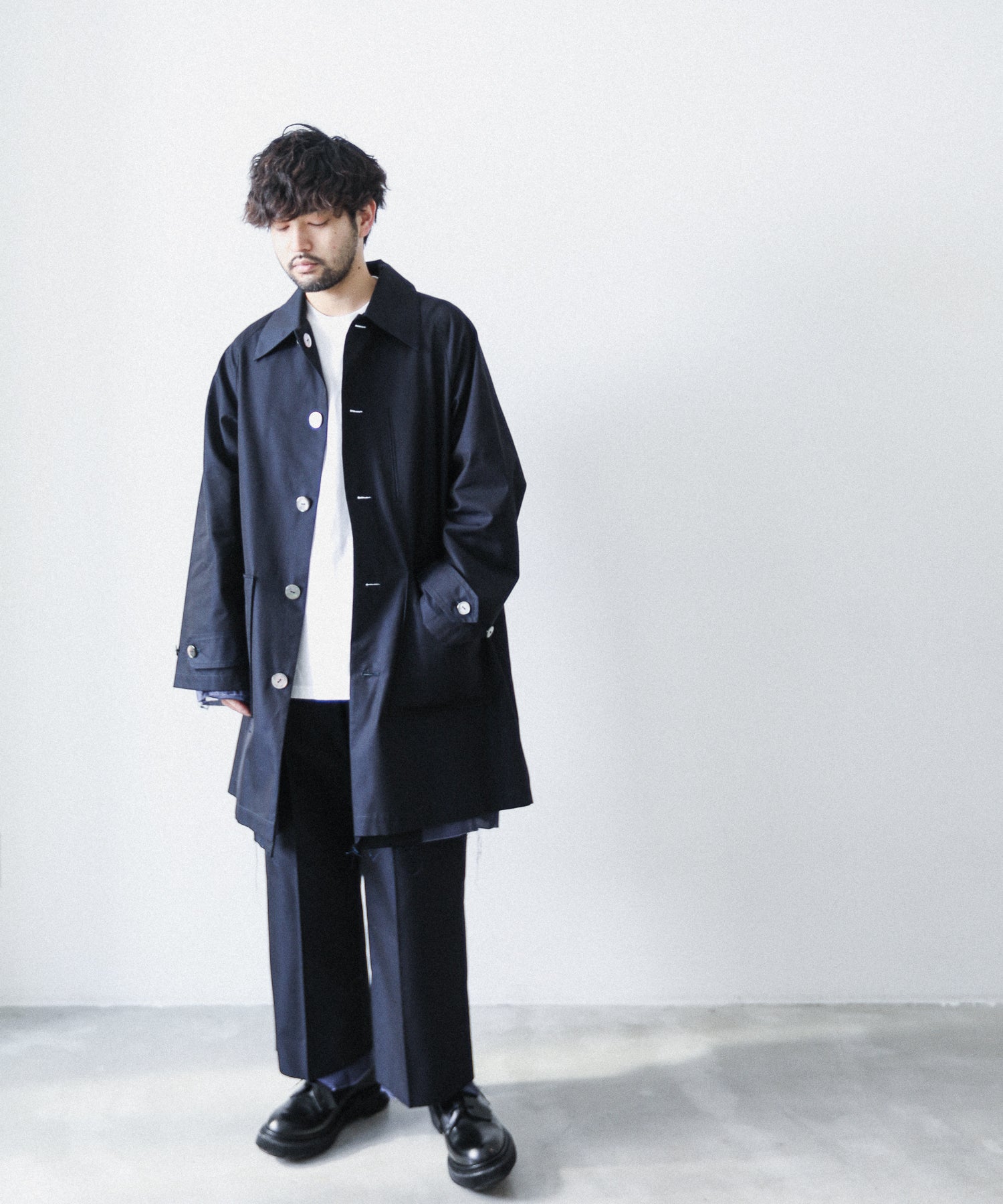 天然石ターコイズ Rich i 22AW uncle tuck tapered trousers | www