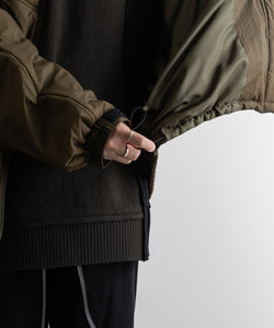 stein / シュタイン】PADDED MONSTER SHORT JACKET - MILITARY KHAKI