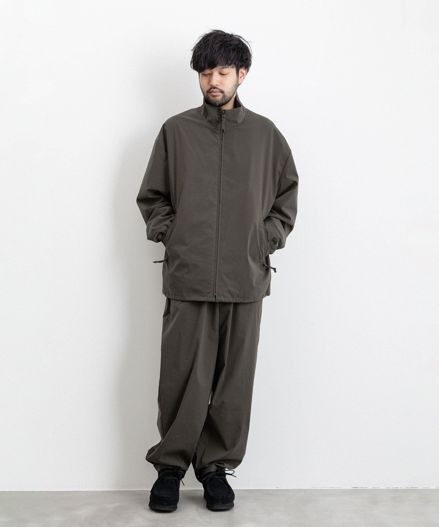 stein / シュタイン】WINDBREAKER EASY TROUSERS - MILITARY KHAKI