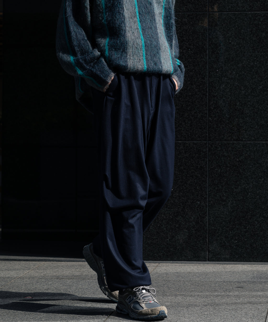 てなグッズや KANEMASA TYPEWRITER KNIT TECHNO PANTS スラックス