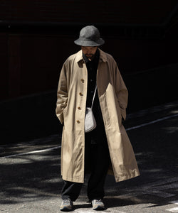 INTÉRIM / インテリム】HYPER BIG GIZA GABERDINE SINGLE RAGLAN COAT