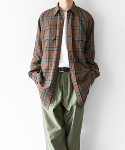 INTÉRIM】GIZA BACK SATIN BAKER PANTS - OLIVE | 公式通販サイト