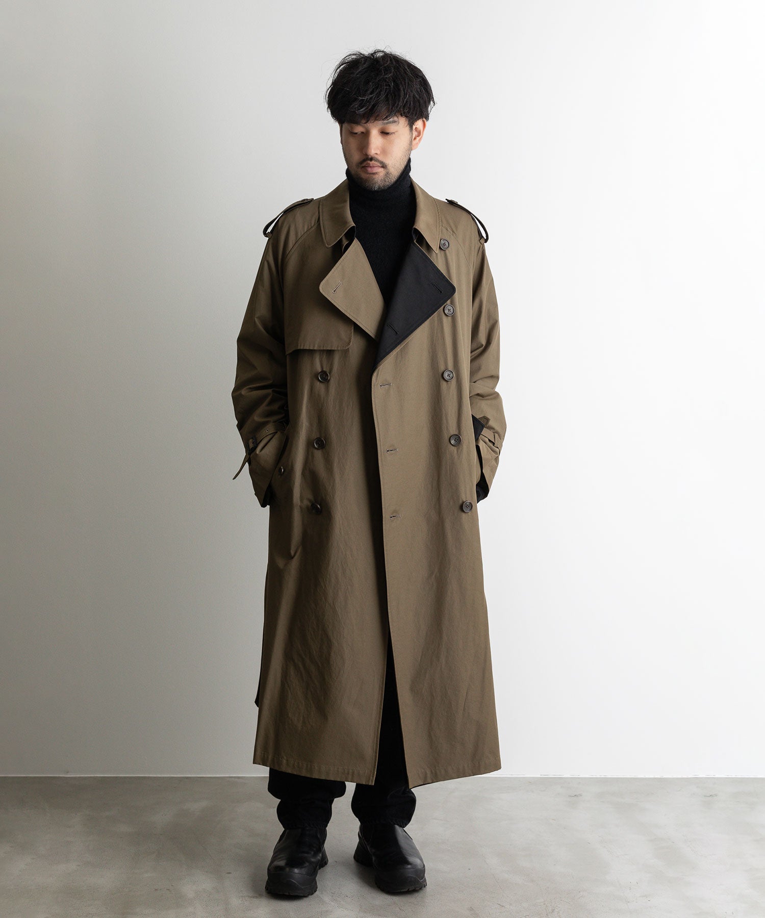 人気満点 Coat Oversized stein 2002年春 Oversized Contrast stein