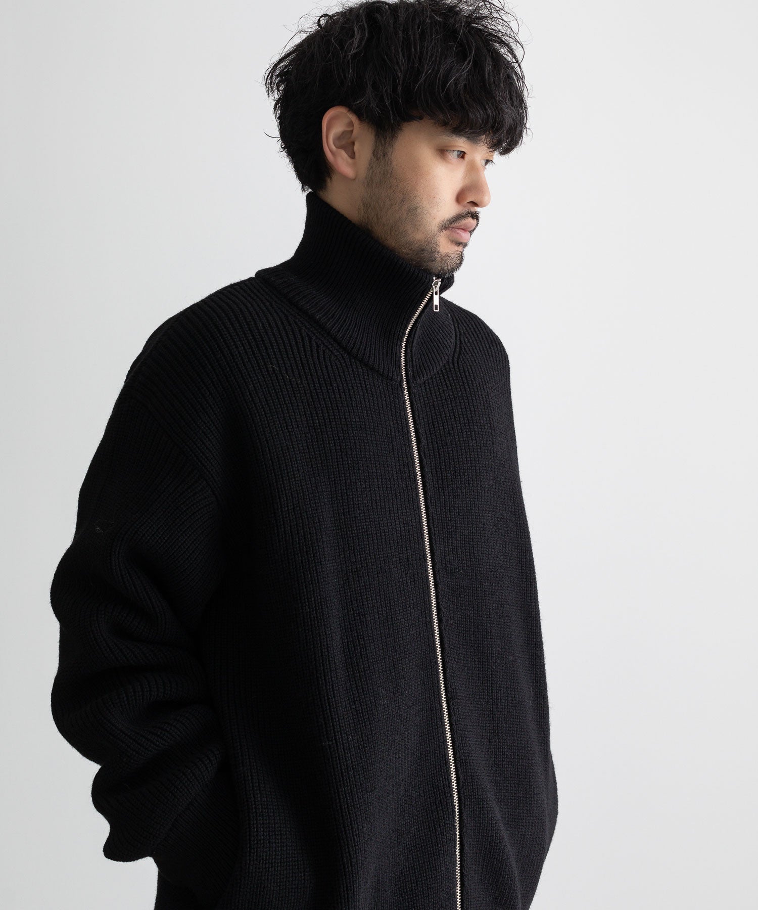 単品販売／受注生産 stein OVERSIZED DRIVERS KNIT ZIP JACKET - 通販