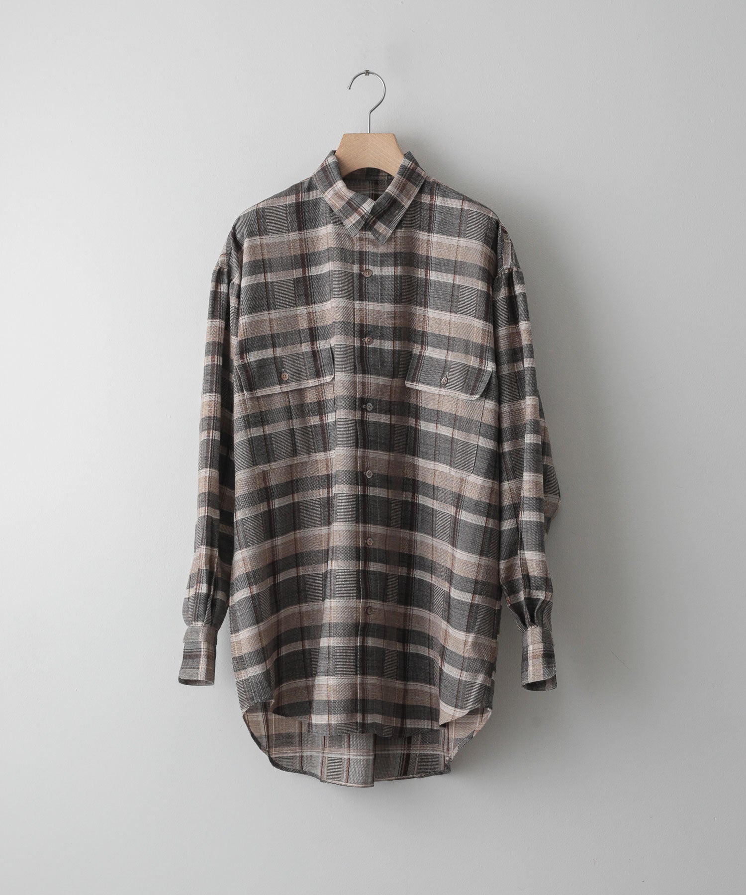 INTÉRIM 22AW HYPER BIG CHECK SHIRT | tspea.org