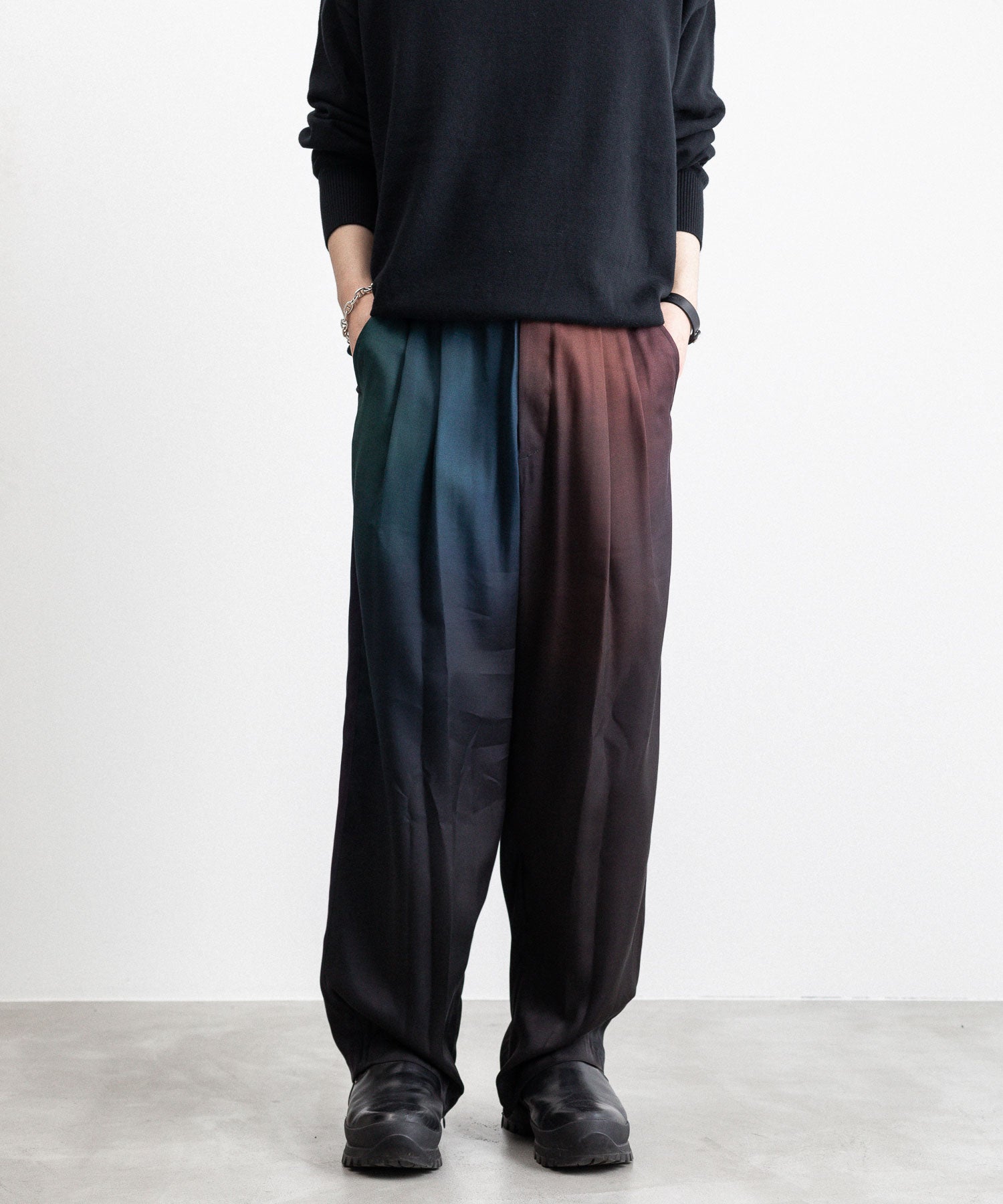 stein - Cupro Wide Trousers | vrealitybolivia.com