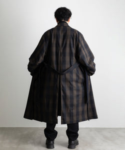 stein】OVERLAPPED BALMACAAN COAT - BLOCK CHECK | 公式通販サイト