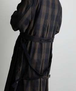 stein】OVERLAPPED BALMACAAN COAT - BLOCK CHECK | 公式通販サイト