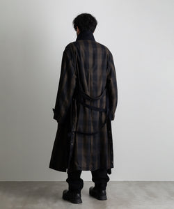 stein】OVERLAPPED BALMACAAN COAT - BLOCK CHECK | 公式通販サイト