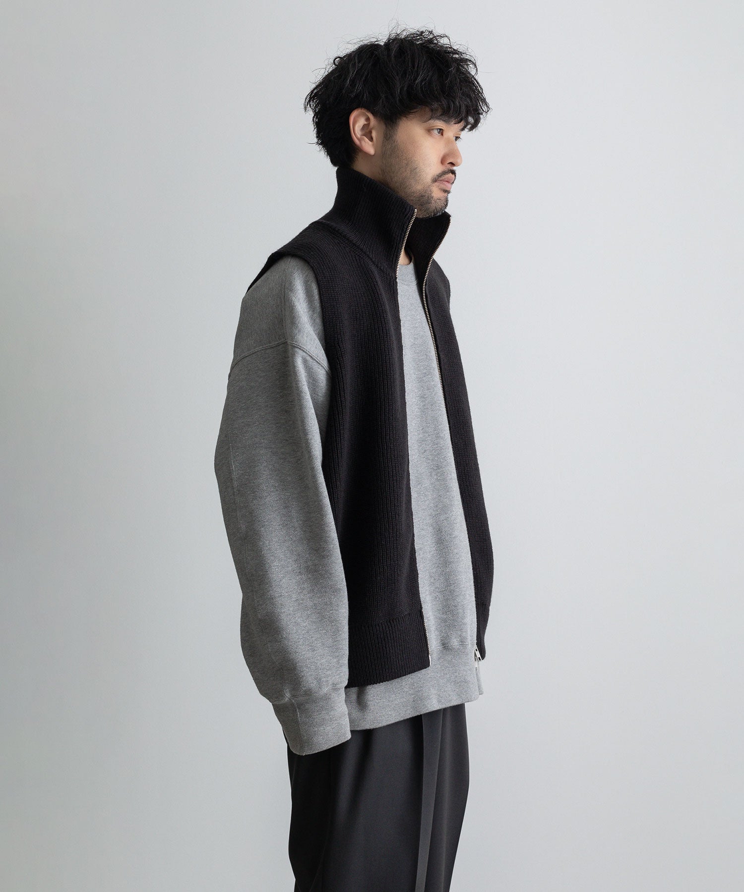 stein OVERSIZED DRIVERS KNIT ZIP JACKET | unimac.az