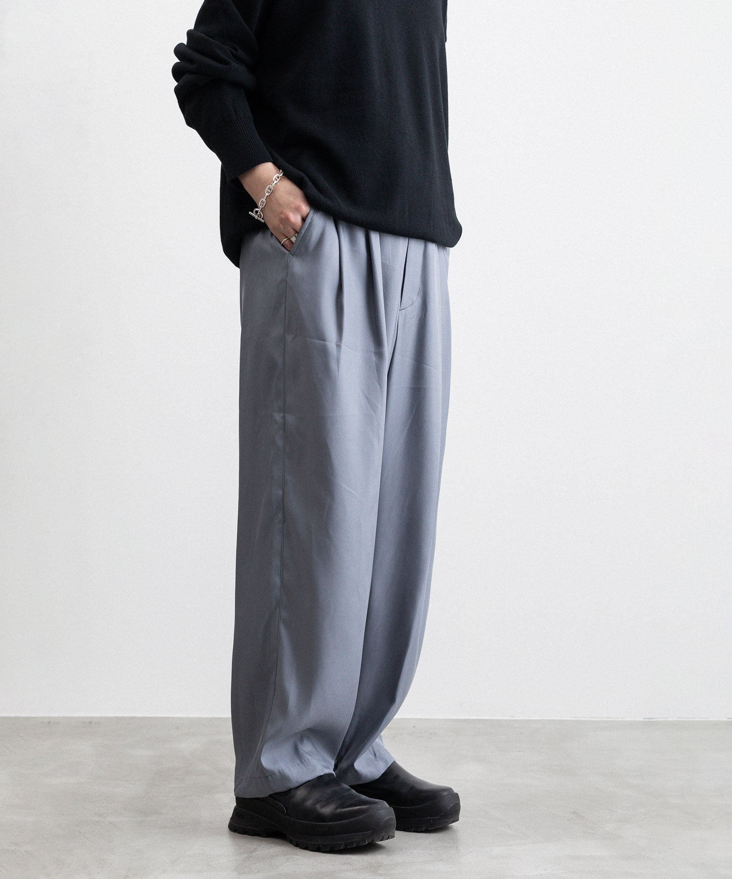 stein 21ss CUPRO WIDE TROUSERS スラックス 店舗限定品 casarocca.co.th