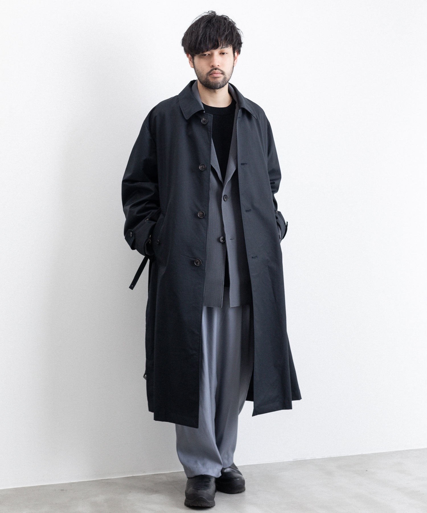 stein OVERLAPPED BALMACAAN COAT コート YOKE | angeloawards.com