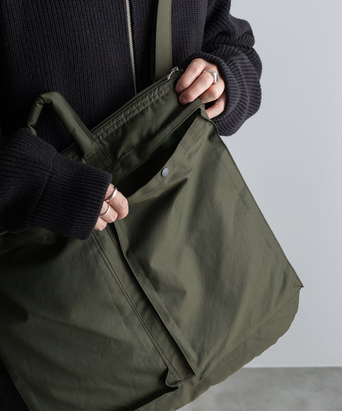 ファッション通販】 steinのHELMET BAG MILITARY KHAKI ヘルメット