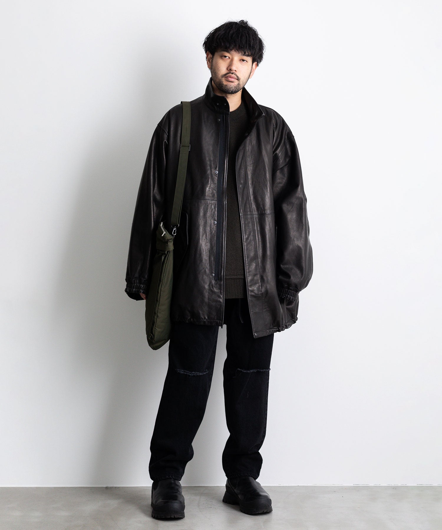 23ss stein leather Mods coat - アウター