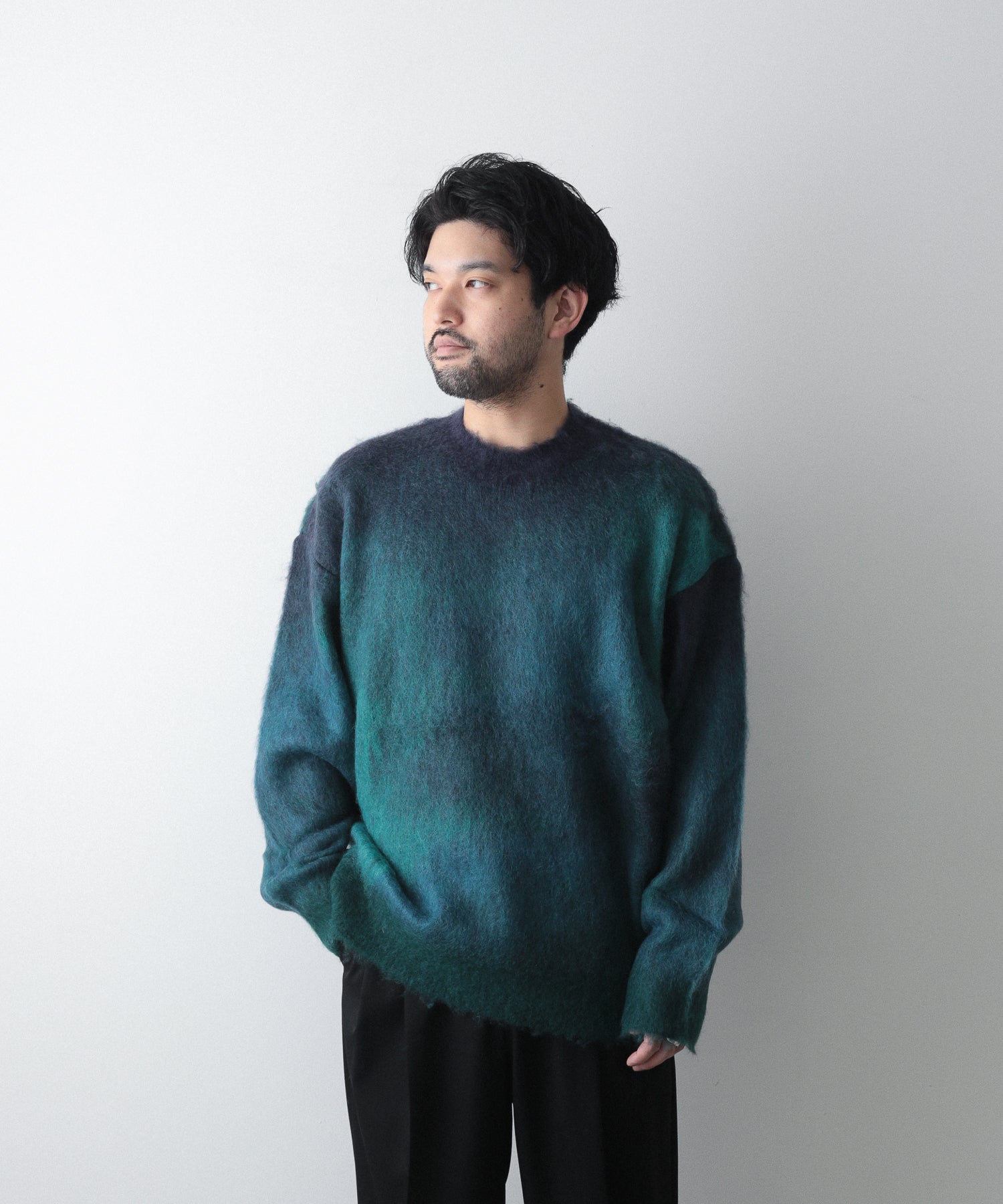 30%OFF SALE セール stein OVERSIZED GRADATION MOHAR LS - 通販 - pnp.na