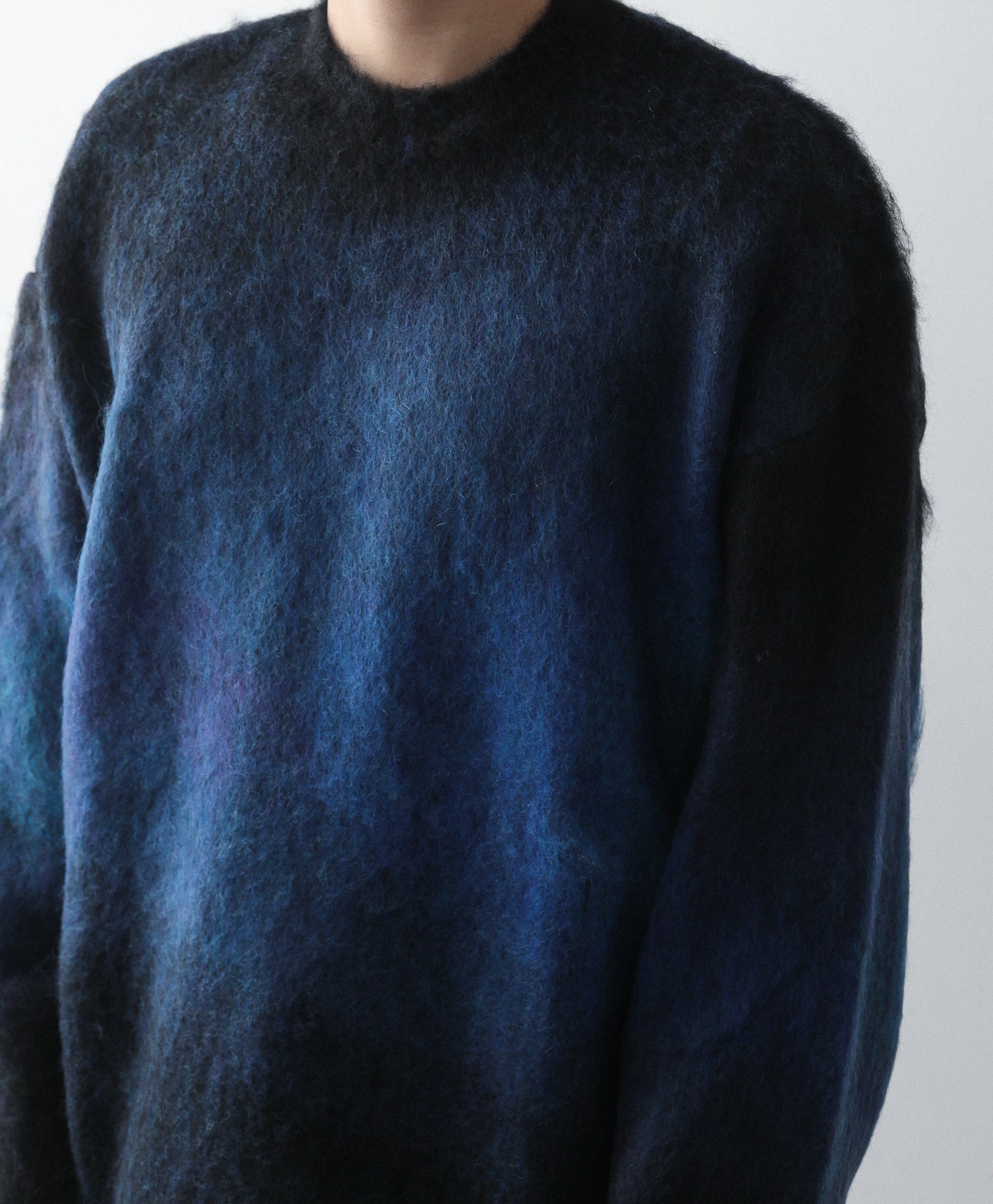 stein OVERSIZED GRADATION MOHAIR LS - ニット/セーター