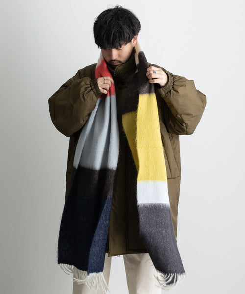 stein 22AW Alpaca Long Muffler off white