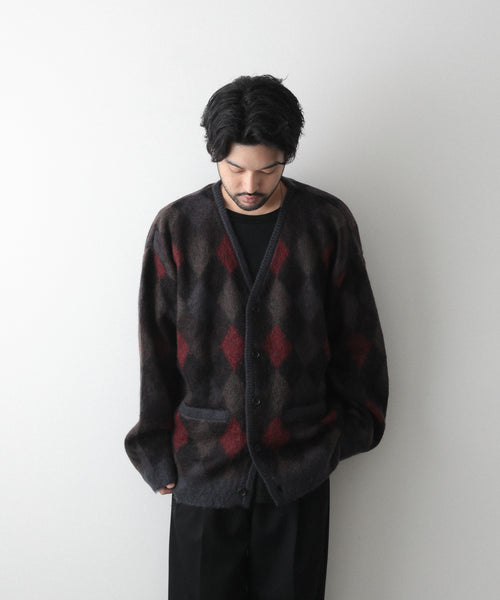 stein 22aw kid mohair cardigan-