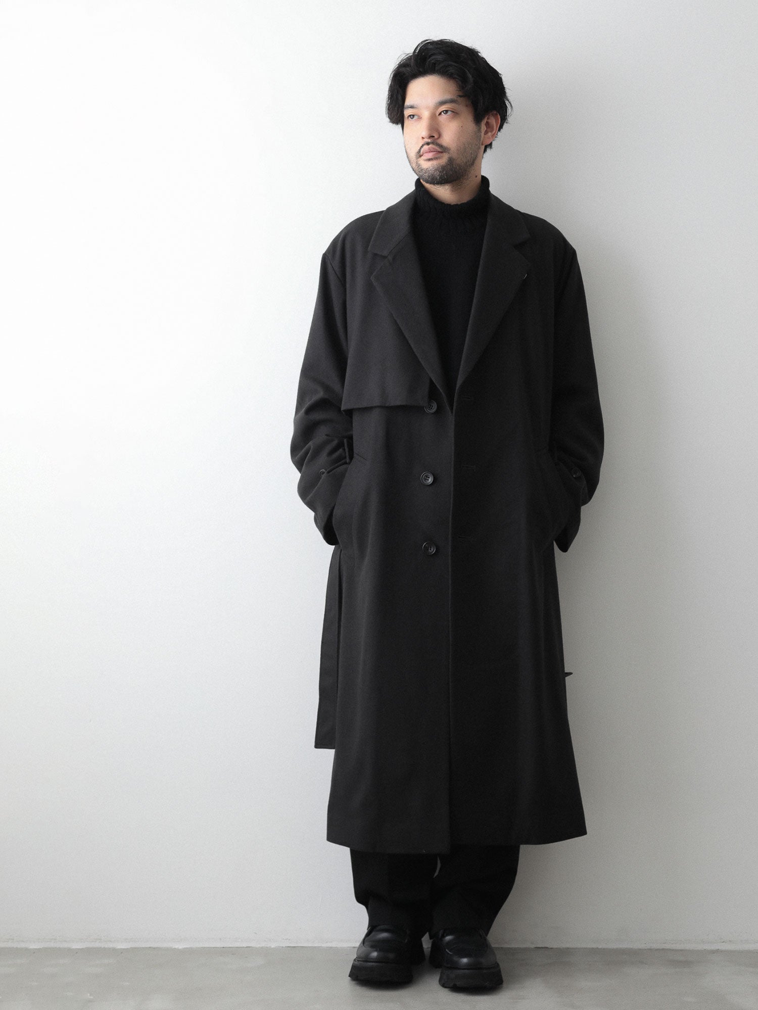 stein / シュタイン 】LAY CHESTER COAT - SHADE CHARCOAL | 公式通販