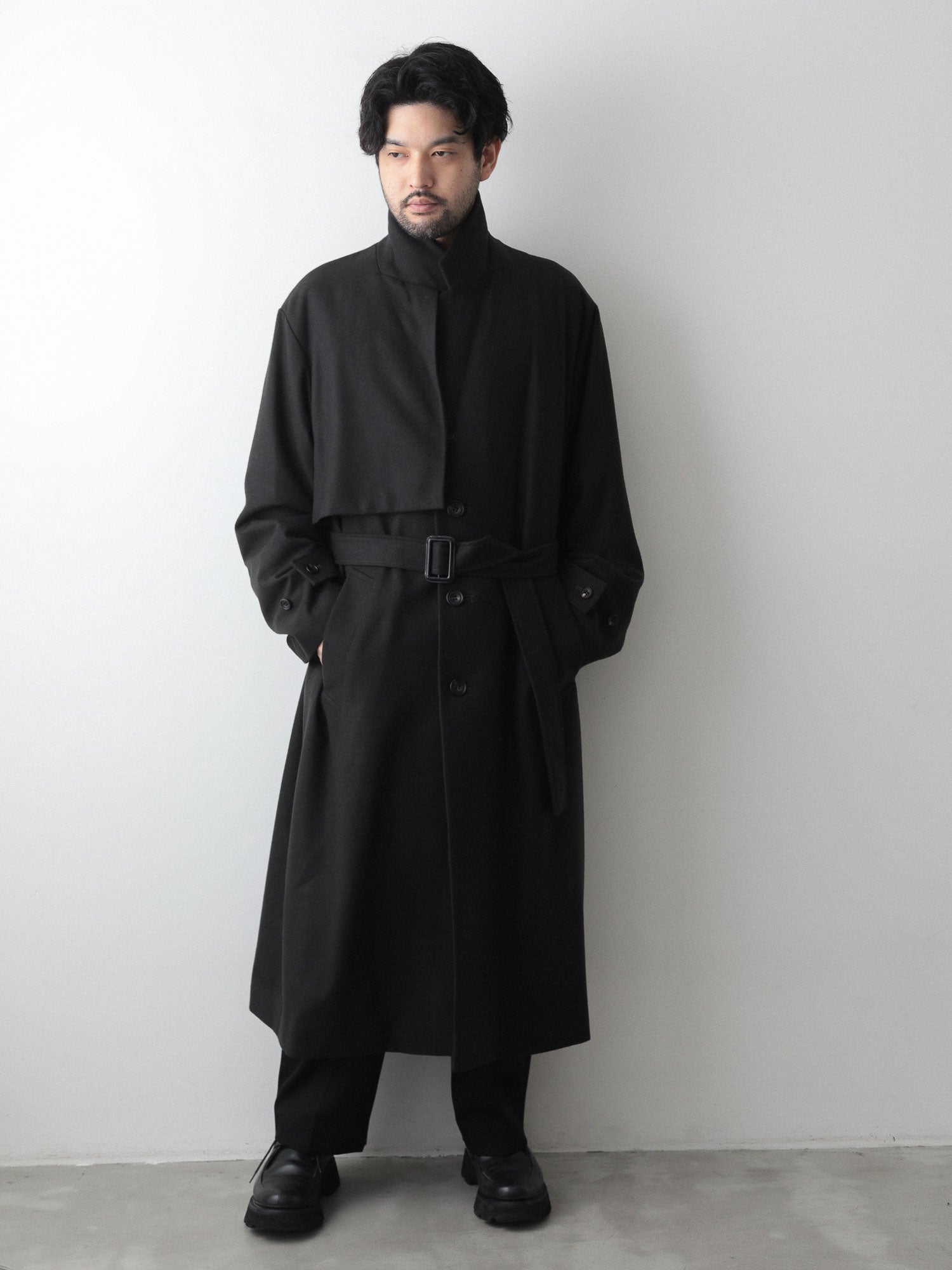 stein / シュタイン 】LAY CHESTER COAT - SHADE CHARCOAL | 公式通販