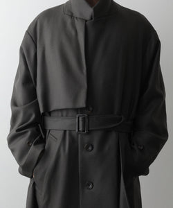 宅配 ssstein シュタイン レイチェスターコート グレー 19AW